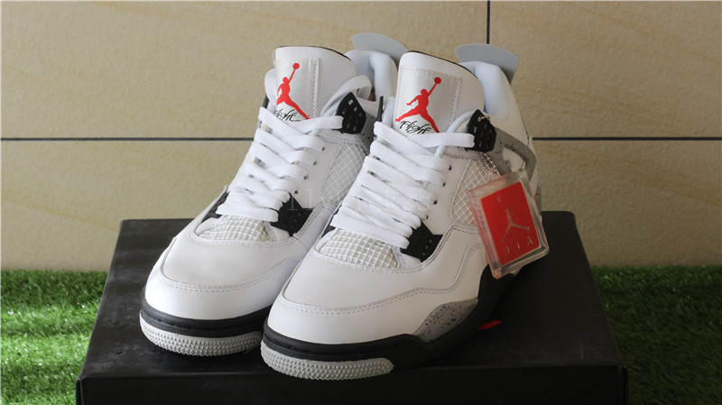 2016 Authentic Air Jordan 4 Retro Alternate 89 White Cement